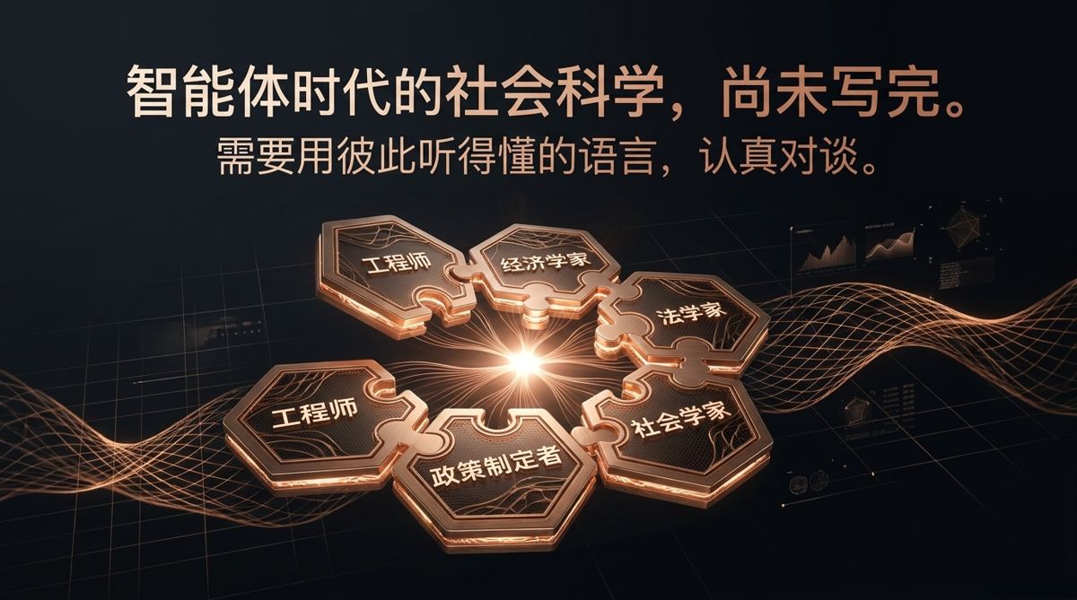 智能体时代的社会科学，尚未写完——工程师、经济学家、法学家、社会学家、政策制定者拼合成一体
